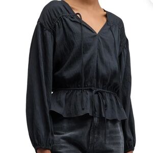 Rails Black “Abra” Top, Medium, Tencel Blend